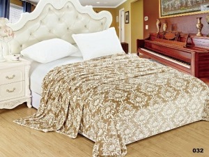 Плед &quot;Бежевый-жакард&quot;