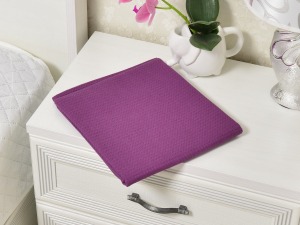 Полотенце вафельное банное &quot;фиолет&quot;