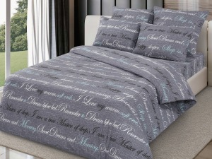 Поплин постельное белье &quot;Письмо&quot;