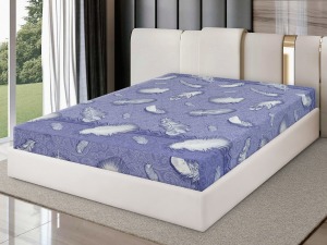 Поплиновая простынь на резинке