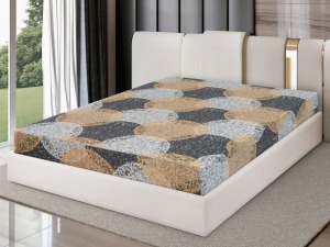 Поплиновая простынь на резинке